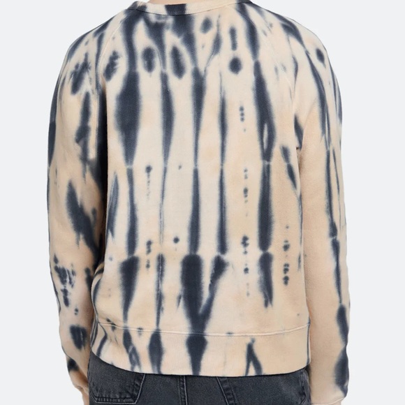 RE/DONE x HANES Classic Raglan Crewneck Sweatshirt Tie Dye Size M  BNWT - Picture 5 of 5